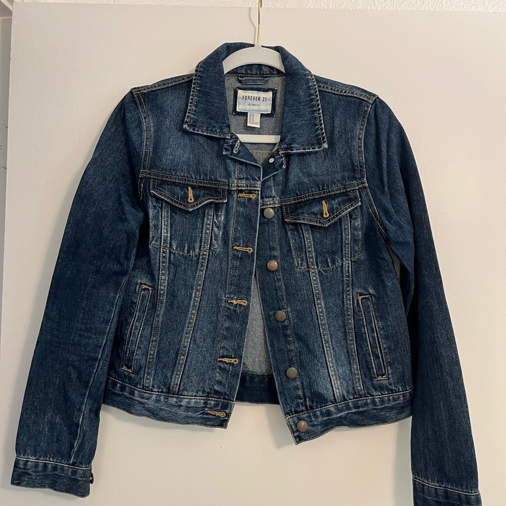 Forever 21 Dark Blue Denim Jacket